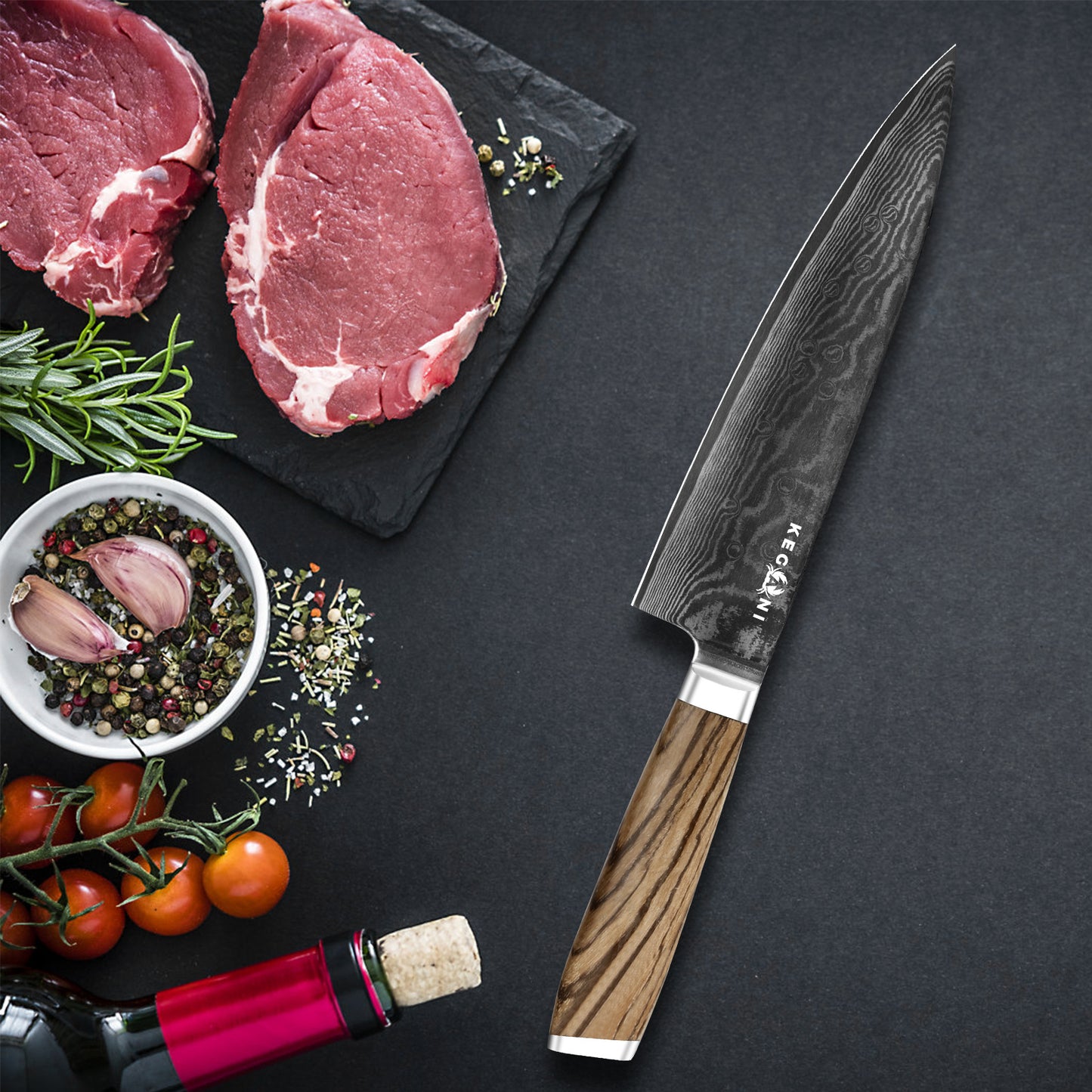 Kegani 8 Inch Japanese Knife
