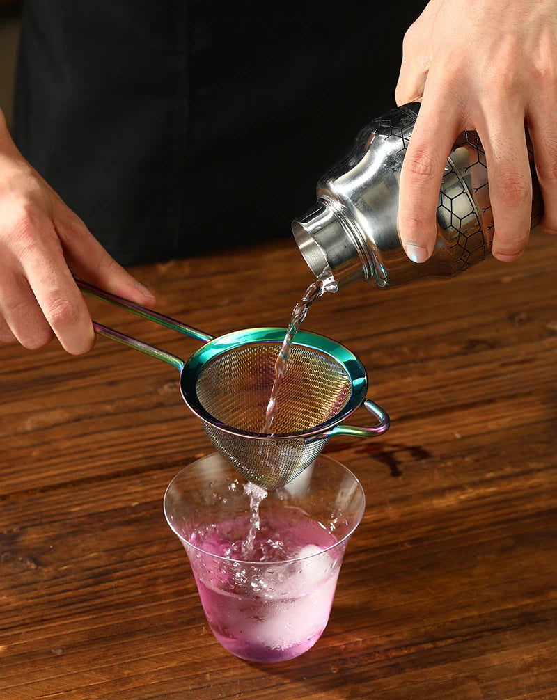 Stainless Steel Fine Mesh Strainer, Conical, Cocktail Strainer